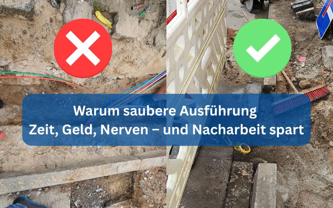 Warum saubere Ausführung Zeit, Geld, Nerven – und Nacharbeit spart