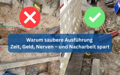 Warum saubere Ausführung Zeit, Geld, Nerven – und Nacharbeit spart